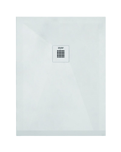 Receveur de douche résine de synthèse Nola blanc 70x100